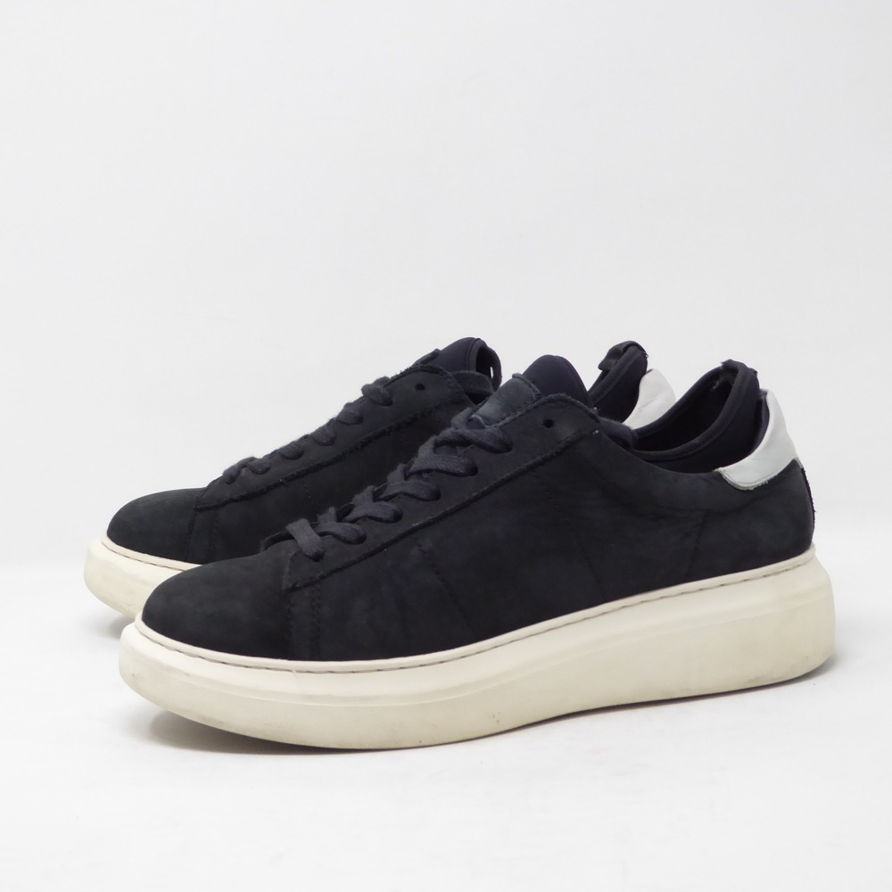 GREATS Alta Black Leather Platform Sneakers Women's US 6 Casual Shoes